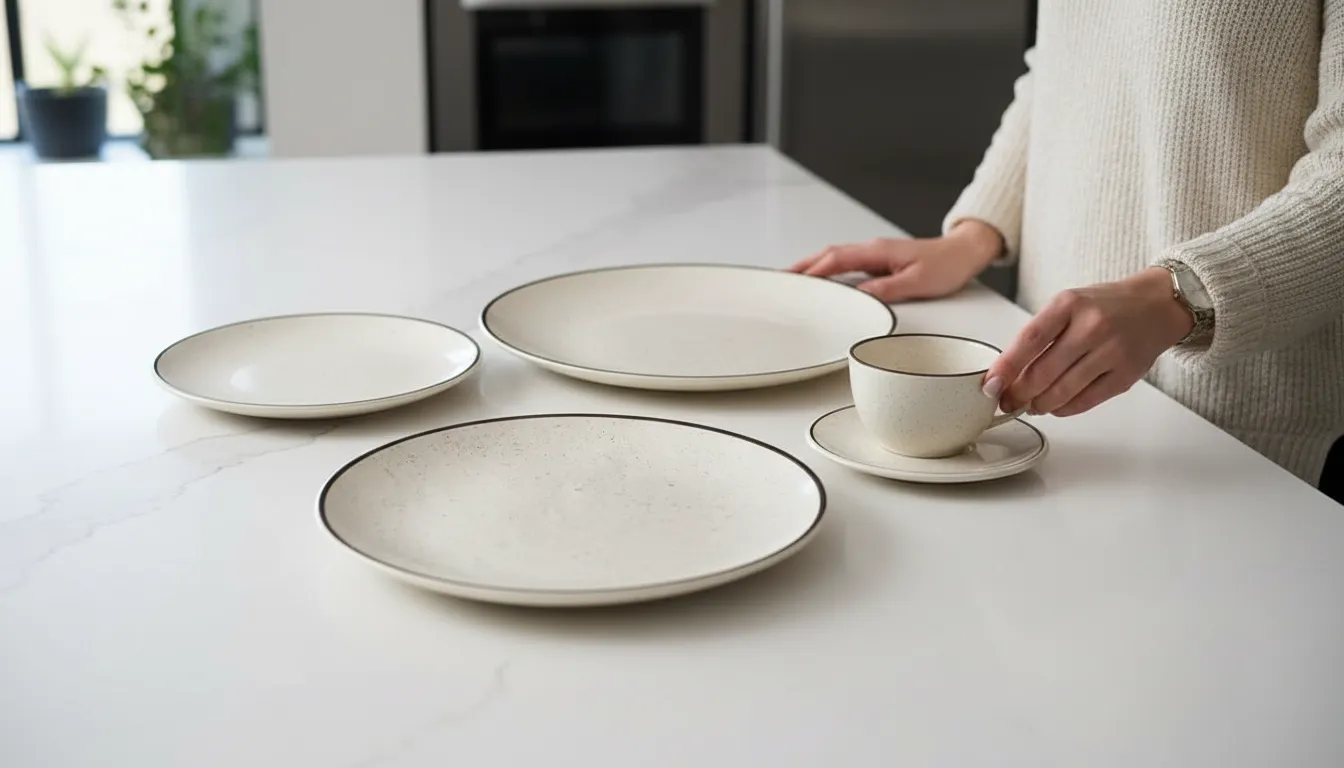 Como combinar aparelho de jantar com taças