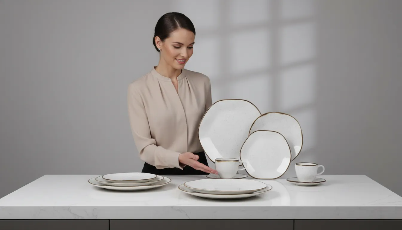 Aparelho de jantar influencia na apresentação das refeições?