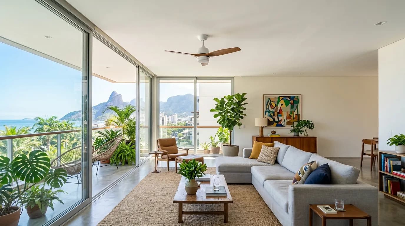 Como escolher um ventilador de teto para quarto pequeno?